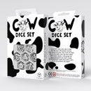 Q Workshop Cow Dice Set: MOOzilla