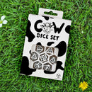 Q Workshop Cow Dice Set: MOOzilla