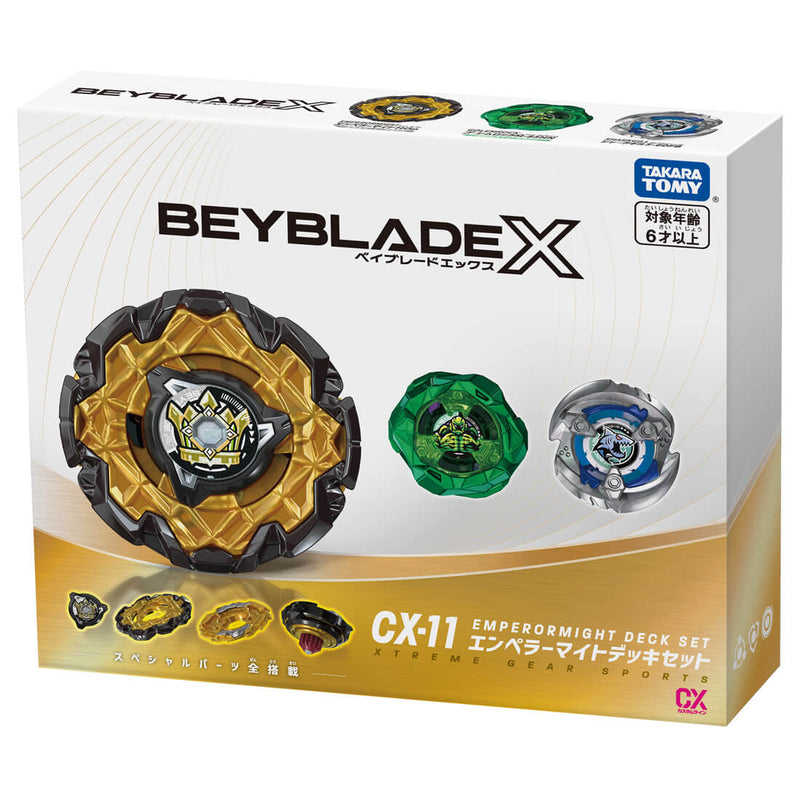 CX-11 EmperorMight Deck Set | Beyblade X