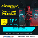 Cyberpunk TCG Pre-release: Welcome to Night City [Sat, 31st Oct 2026 @ 1PM]