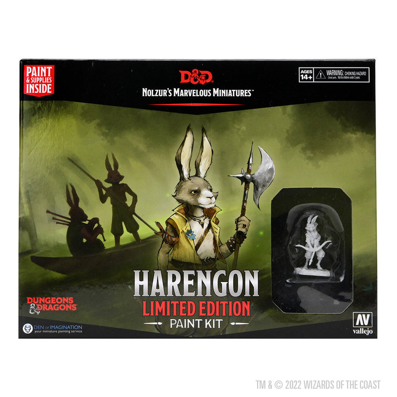 D&D Nolzur's Marvelous Miniatures: Harengon Limited Edition Paint Kit