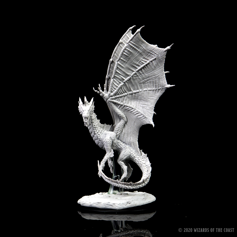 D&D Nolzur's Marvelous Miniatures: Young Silver Dragon