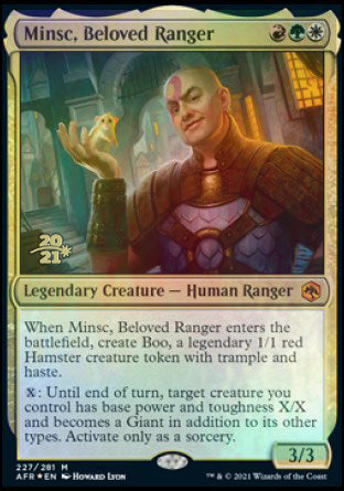 Minsc, Beloved Ranger [Dungeons & Dragons: Adventures in the Forgotten Realms Prerelease Promos]