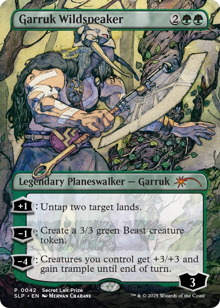 Garruk Wildspeaker [Secret Lair Showdown]