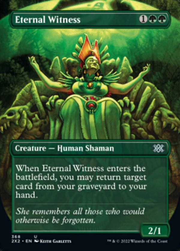 Eternal Witness (Borderless Alternate Art) [Double Masters 2022]