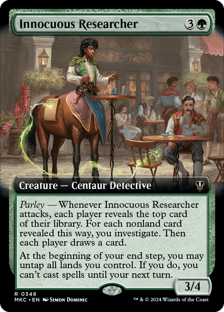 Innocuous Researcher (Extended Art) [Murders at Karlov Manor Commander]