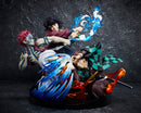 Tanjiro Kamado & Giyu Tomioka & Akaza Non-scale Figure