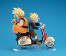 DESKTOP REAL McCOY EX: Dragon Ball Z - Super Saiyan Goku, Super Saiyan Gohan & Motorbike