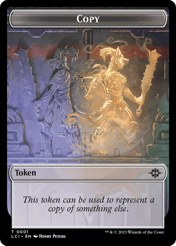 Copy // Spirit Double-Sided Token [The Lost Caverns of Ixalan Tokens]