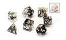 Translucent Cloud Black Dice Set | Sirius Dice
