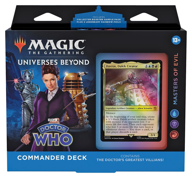Doctor Who Commander Deck (Masters of Evil) | Magic: The Gathering