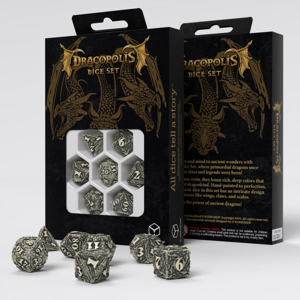 Q Workshop Dracopolis Dice Set - The Scandinavian Blackfang