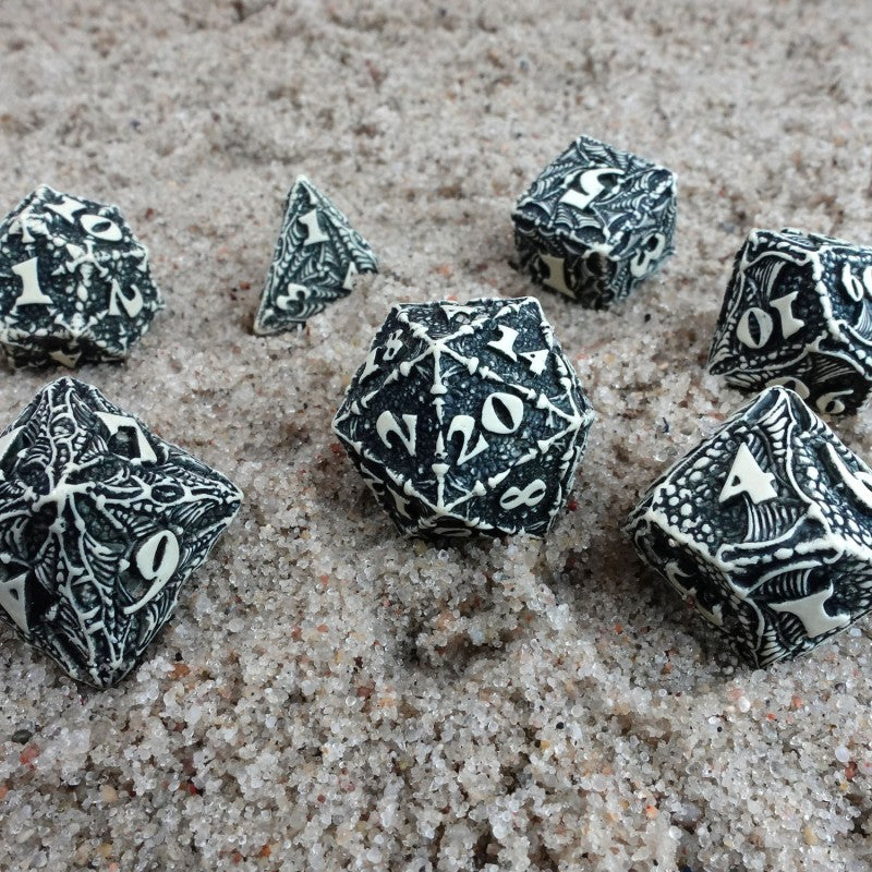 Q Workshop Dracopolis Dice Set - The Scandinavian Blackfang