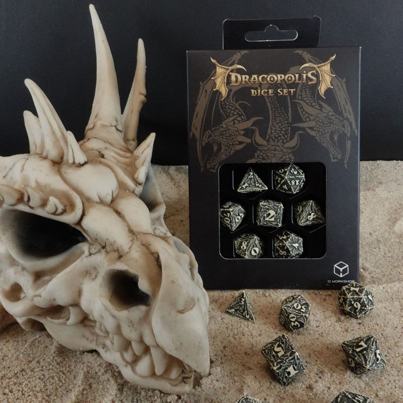 Q Workshop Dracopolis Dice Set - The Scandinavian Blackfang