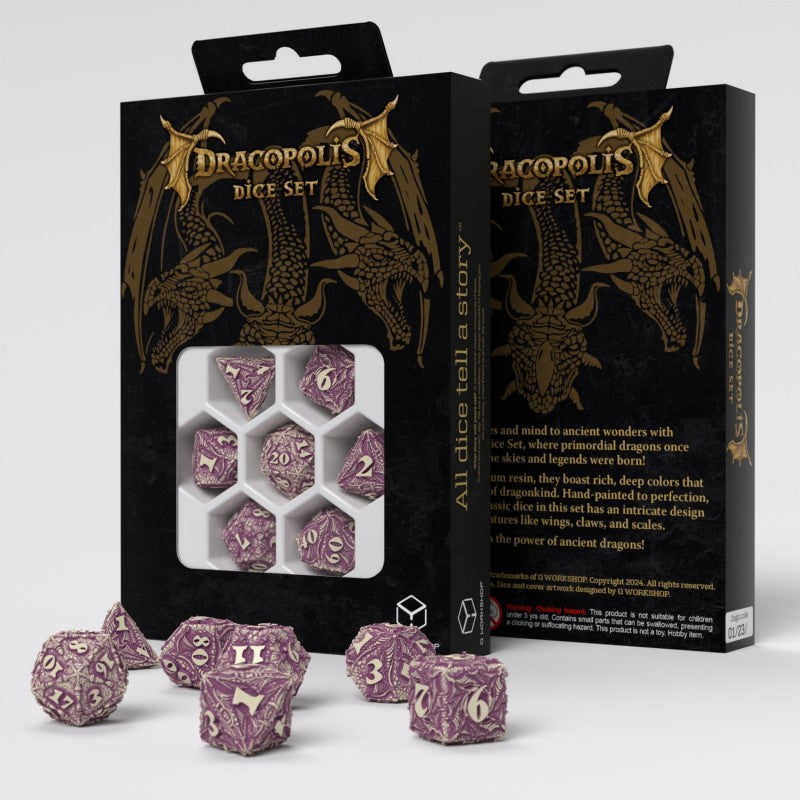 Q Workshop Dracopolis Dice Set - The Yucatan Featherwing