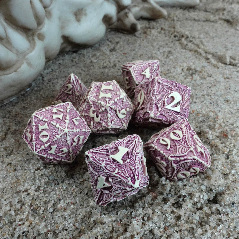 Q Workshop Dracopolis Dice Set - The Yucatan Featherwing