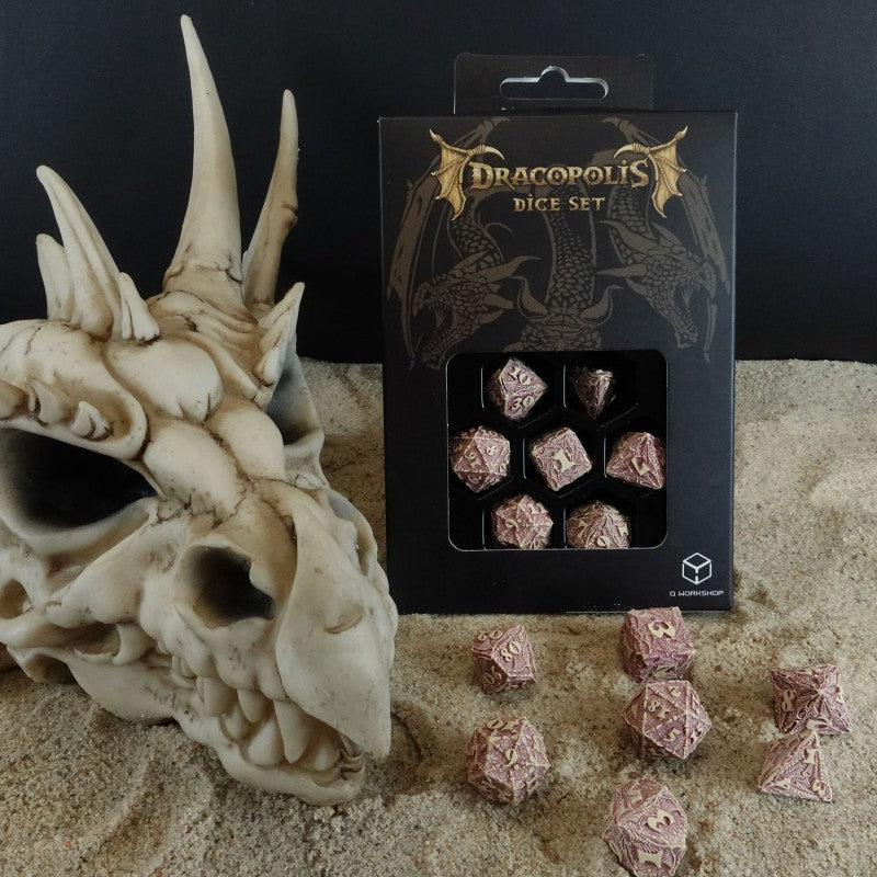 Q Workshop Dracopolis Dice Set - The Yucatan Featherwing