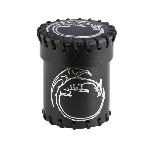 Q Workshop Dragon Black Leather Dice Cup