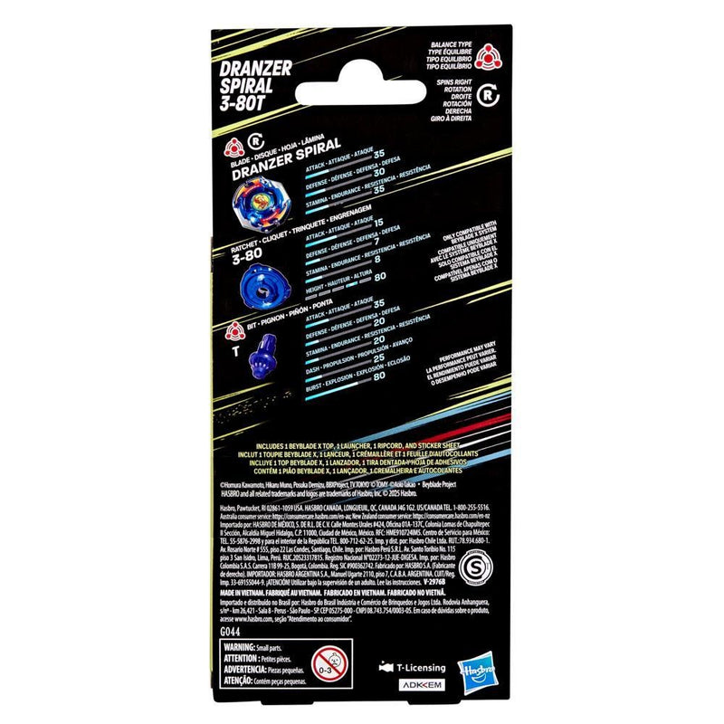 Dranzer Spiral 3-80T Starter | Beyblade X (Hasbro)