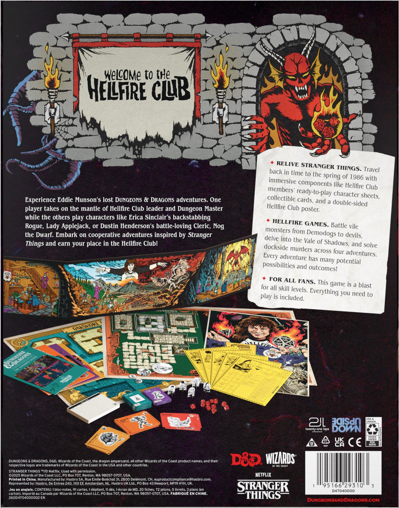 Dungeons & Dragons Stranger Things: Welcome to the Hellfire Club
