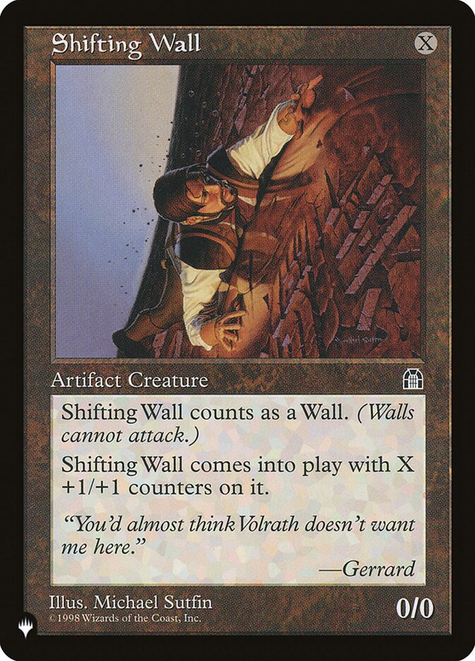 Shifting Wall [The List]