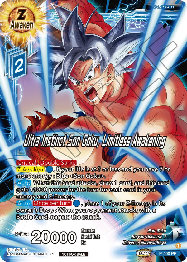 Ultra Instinct Son Goku, Limitless Awakening (P-400) [Promotion Cards]