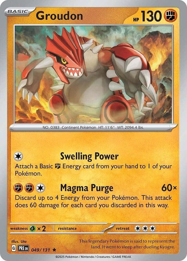 Groudon (049/131) [Scarlet & Violet: Prismatic Evolutions]