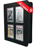 EVORETRO – Premium Card Slab Binder with Window (Black)
