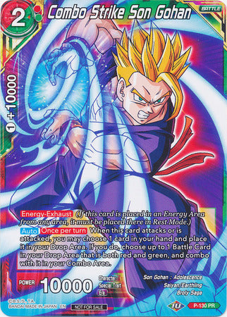 Combo Strike Son Gohan (Shop Tournament: Assault of Saiyans) (P-130) [Promotion Cards]