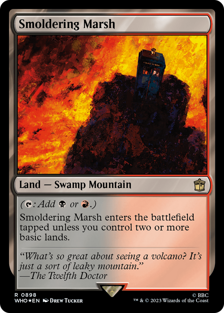 Smoldering Marsh (Surge Foil) [Doctor Who]