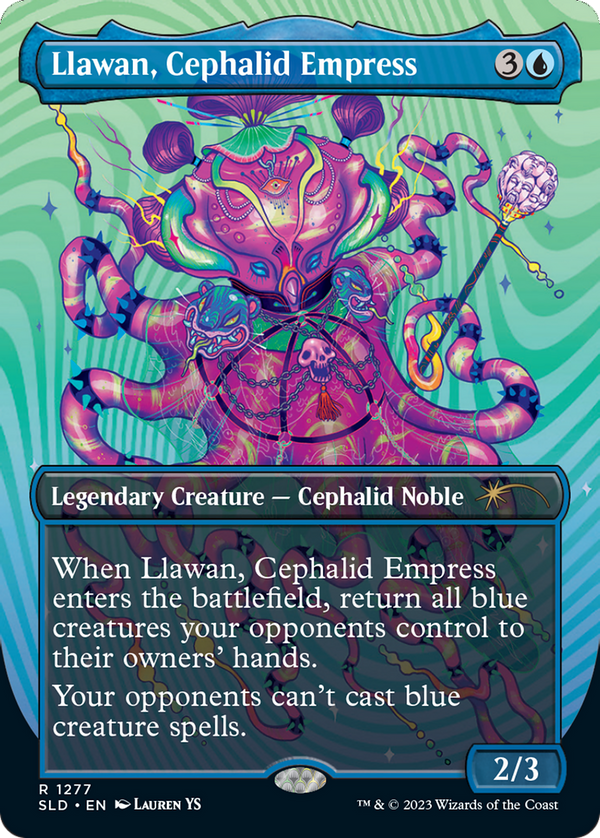 Llawan, Cephalid Empress (Borderless) [Secret Lair Drop Series]