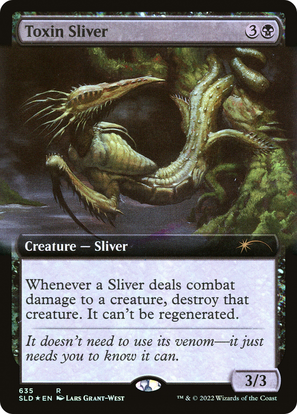 Toxin Sliver (Extended Art) [Secret Lair Drop Promos]