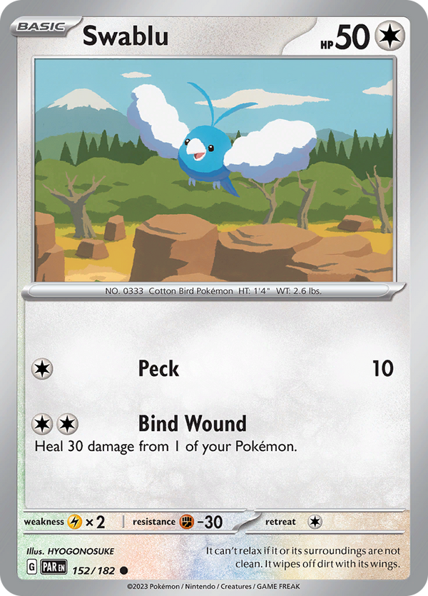 Swablu (152/182) [Scarlet & Violet: Paradox Rift]