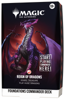 Foundations Commander Deck—Reign of Dragons | Magic: The Gathering