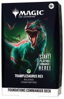Foundations Commander Deck—Tramplesaurus Rex | Magic: The Gathering