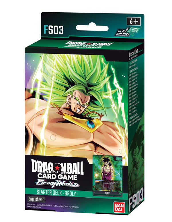 Dragon Ball Super Card Game Fusion World Starter Deck Broly [FS03]