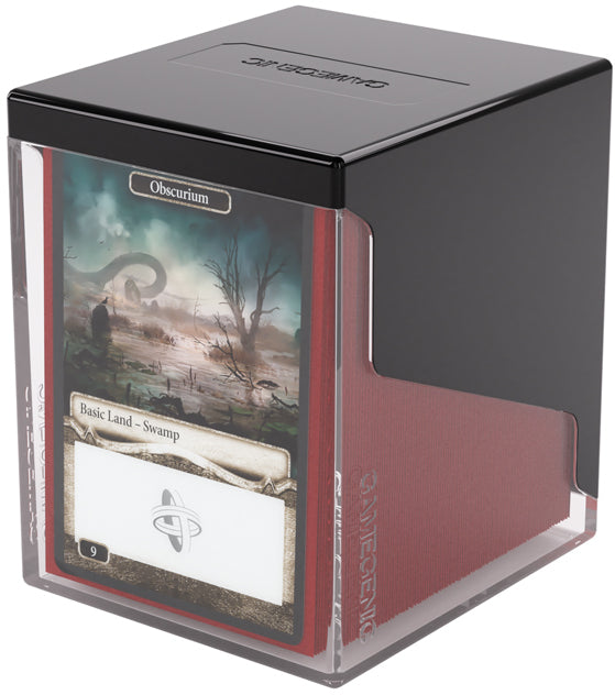 Bastion Deck Box 100+ XL (Black/Clear) | Gamegenic