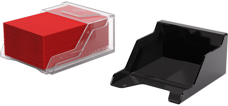 Bastion Deck Box 50+ (Black/Clear) | Gamegenic