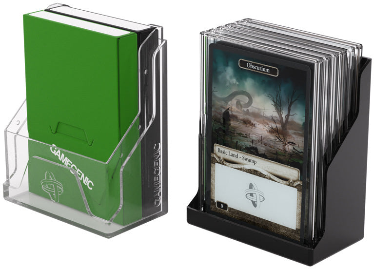Bastion Deck Box 50+ (Black/Clear) | Gamegenic