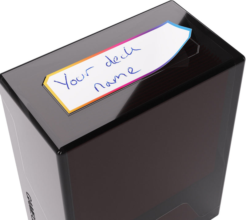 Bastion Deck Box 50+ (Black) | Gamegenic