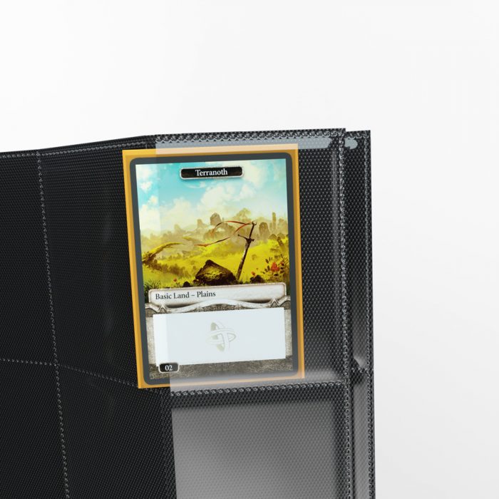 18-Pocket Sideloading Pages 50Pcs Display (Black) | Gamegenic