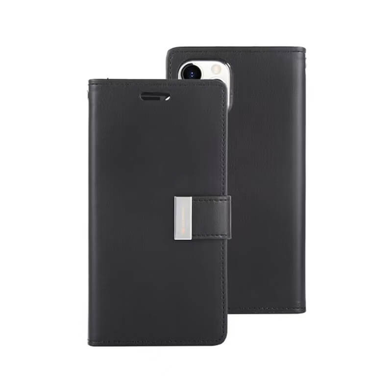 Goospery Mobile Case Rich Diary Black/Black for Samsung Galaxy A05