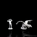 D&D Nolzur's Marvelous Miniatures: Green Dragon Wyrmling & Afflicted Elf