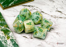 Marble Green/dark green Polyhedral 7-Dice Set | Chessex