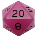 Mega Acrylic D20: Glow Purple