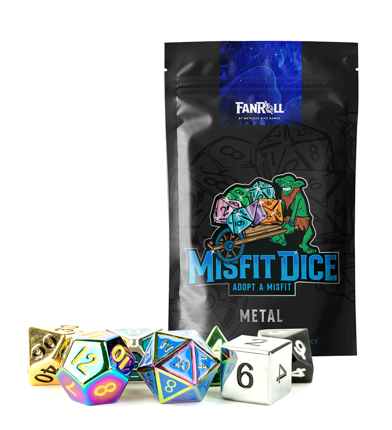 Fanroll Misfit Metal Dice Pack