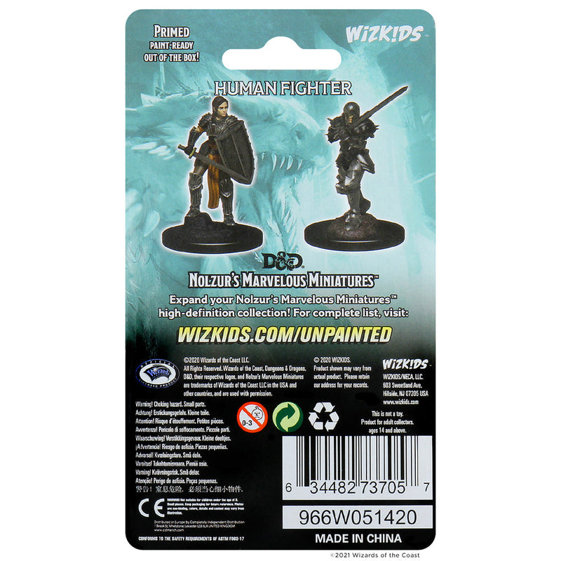 D&D Nolzur's Marvelous Miniatures: Female Human Fighter