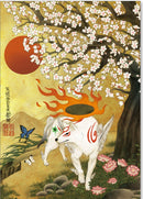 Okami 20th Anniversary Reprint Art Project B2 Poster 11th Anniversary Artist Keniichirou Yoshimura