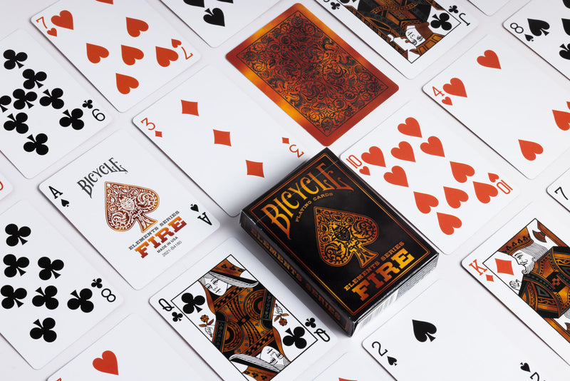 Bicycle Fire Playing Cards