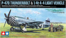 P-47D Thunderbolt "Bubbletop" & 1/4-ton 4x4 Light Vehicle Set | 1/48
